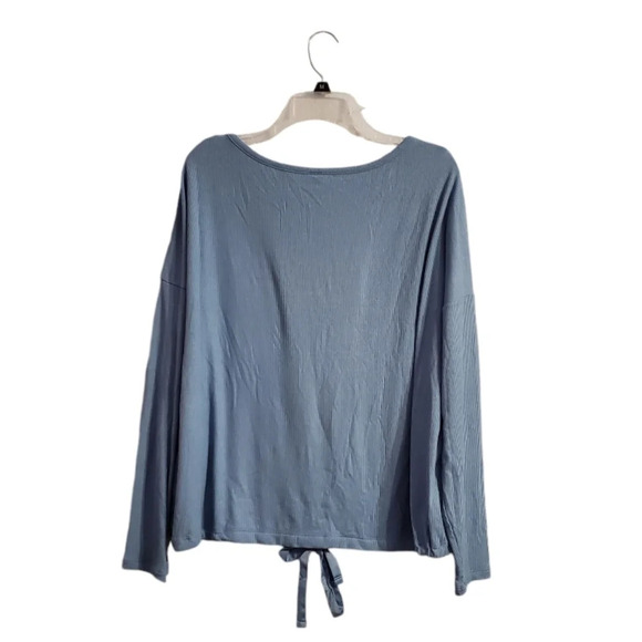 NWT Stars Above Women's Beautifully Soft Ribbed Drop Shoulder Pajama Top XXL - Picture 3 of 6